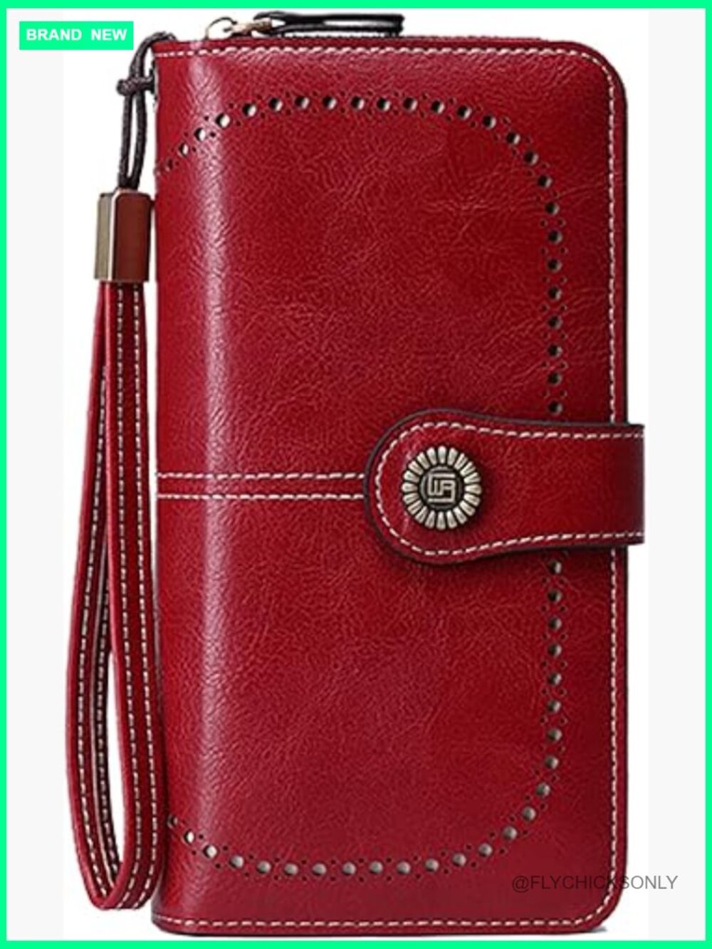 Leather Large Capacity Bifold RFID Blocking Wallet with Credit Card Holder and